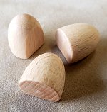 Small Egg Shaped Hands<br>For Small RG Nutcrackers